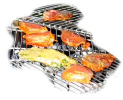 Grillfleisch auf dem Grill